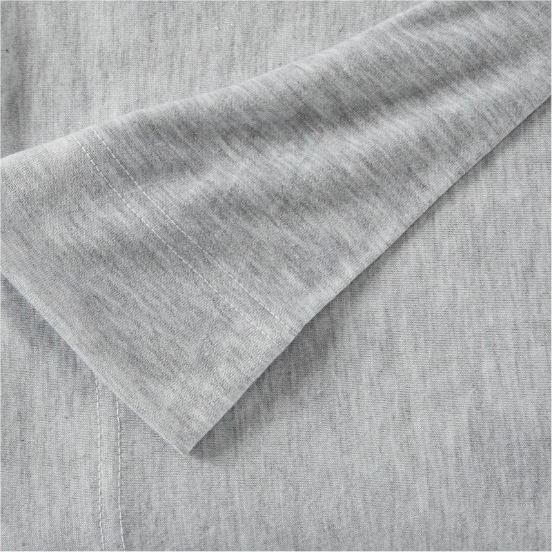 Premium Heathered Melange T-Shirt Jersey Knit Sheet Set