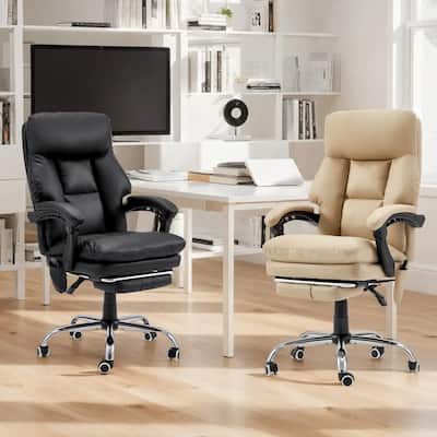 EROMMY Ergonomic Office Chair with 6 Vibration Points, Adjustable Height & Angle, 360° Swivel & Rolling