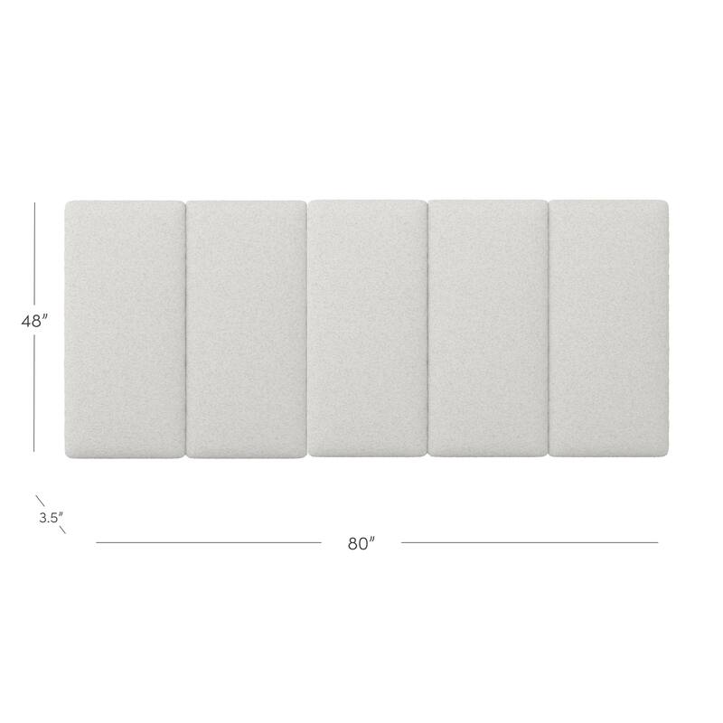 Marissa Boucle Wall Mounted Upholstered Headboard