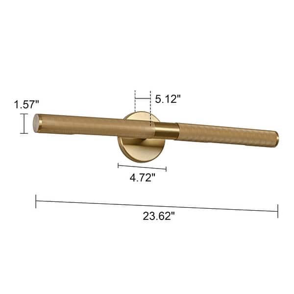 2-Light Modern Linear Dimmable Vanity Light Wall Sconce