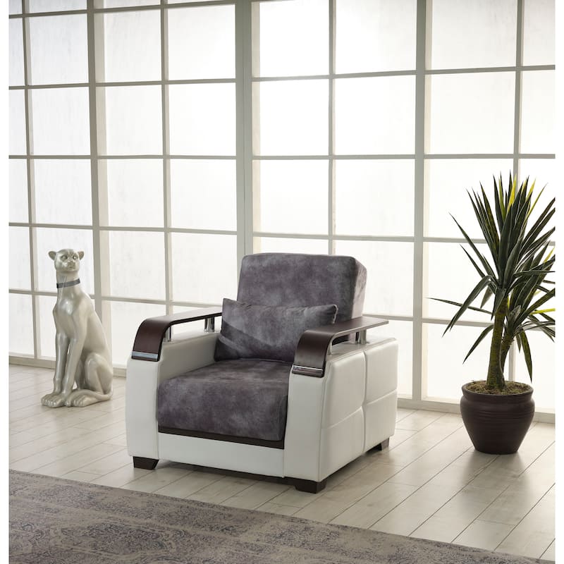 Regina Modern Comfortable Chair For Living Room - Light Grey