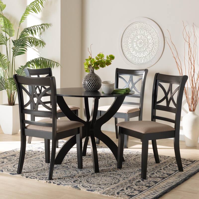 Noemi Modern Wood 5-Piece Dining Set