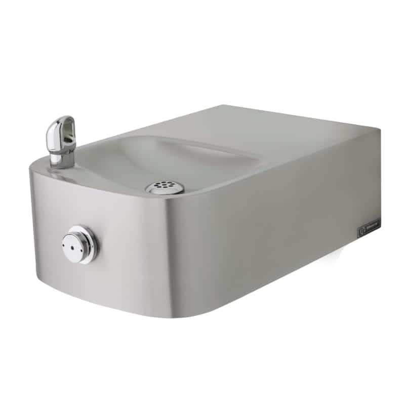 Haws Drinking Fountain Standard Wall Mount - Chrome