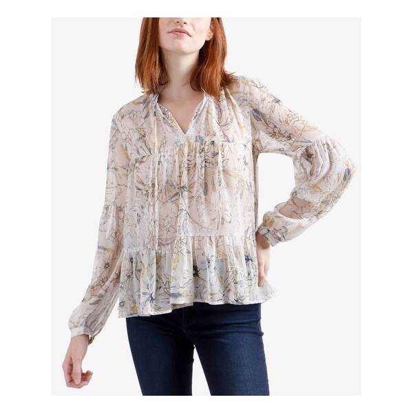 lucky brand bell sleeve top