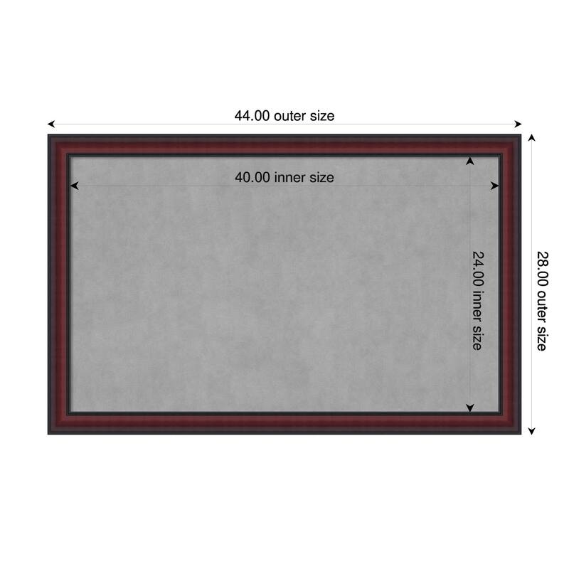 Amanti Art Dalat Black Framed - 44 x 28 in - Dalat Cherry