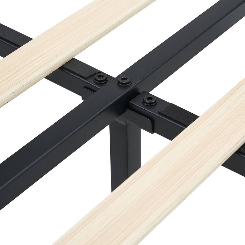 Upholstered Twin Size Platform with Headboard