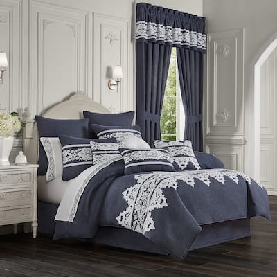 Five Queens Court Shelburne 4 Piece Comforter Set