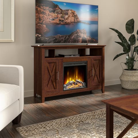 Key West Electric Fireplace TV Stand for 55 Inch TV by Bush Furniture