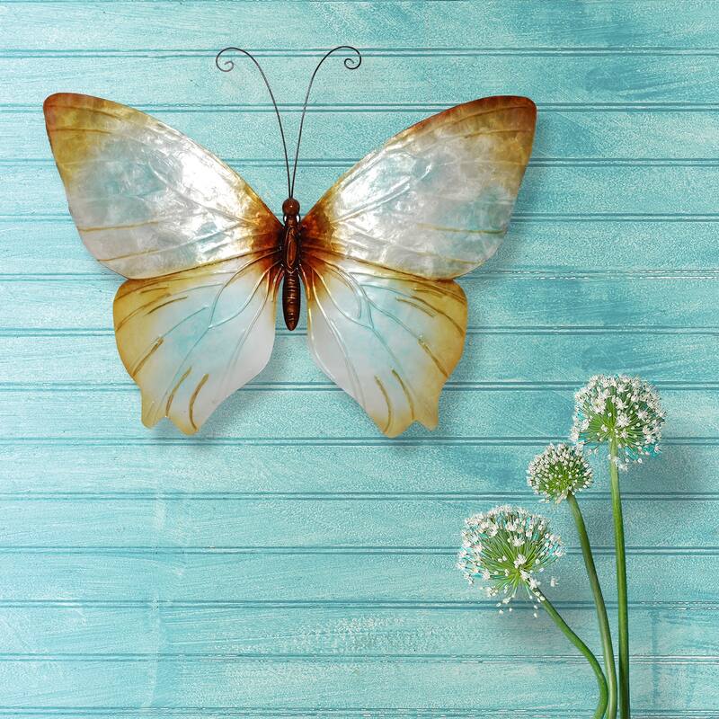 Butterfly Wall Decor Pearl (m2011) - 1 x 18 x 13