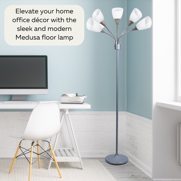 5 arm floor lamp shades top