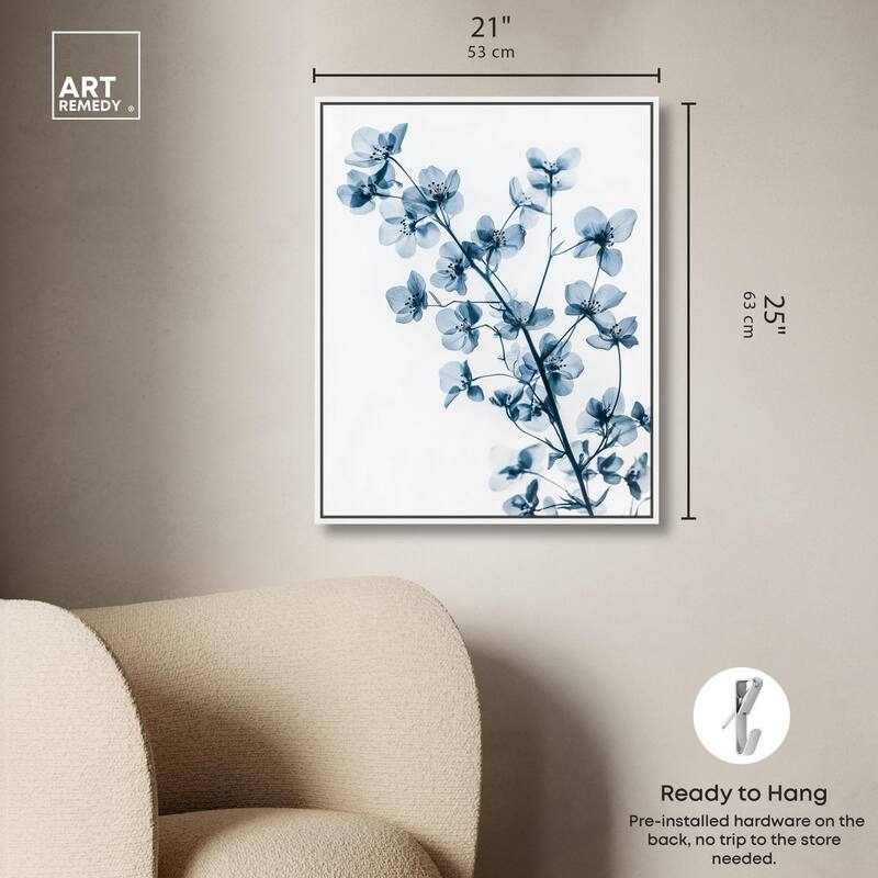 Translucent Petals II Canvas by Art Remedy