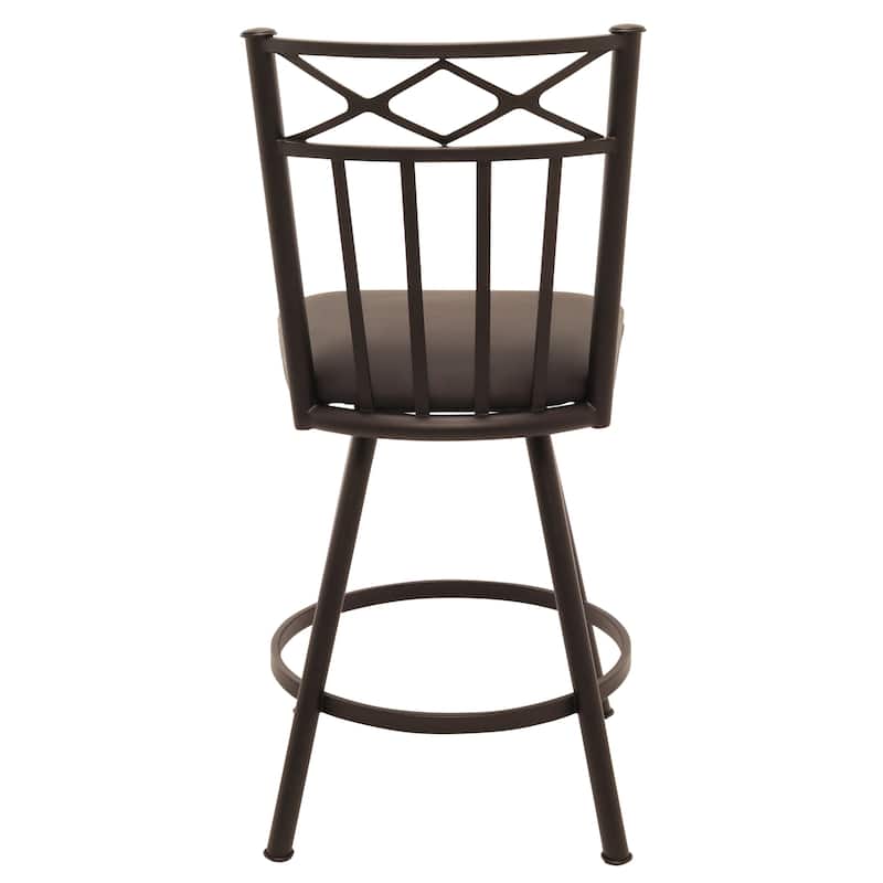 Tempo Furniture Lennix Swivel 26" Counterstool w/ Fully Welded Metal Frame (Commercial Grade) by Furnish Theory (Various Colors)