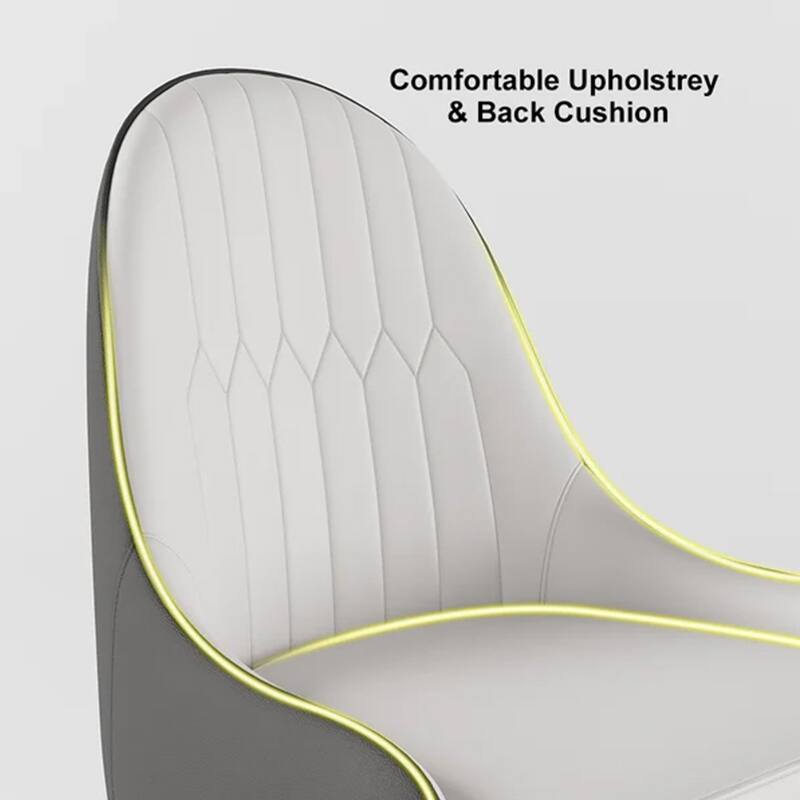 set of 2 Modern PU Leather Dining Chairs