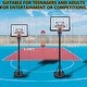 preview thumbnail 6 of 7, Adjustable Portable Basketball Hoop with Shatterproof Backboard