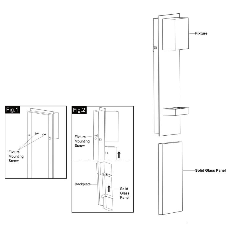 Bellevue VXWS97005 Nashville 14" Tall LED Outdoor Wall Sconce
