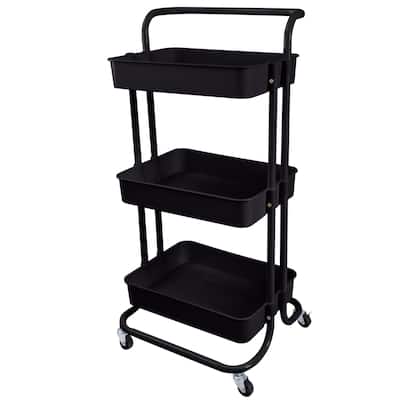 Organize It All 3 Tier Rolling Basket Cart