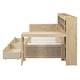 preview thumbnail 6 of 10, Maximize Stroage Space Daybed Wooden Platform Bed Natural Finsh Twin Size Daybed Frame w/ 2 Drawers, No Box Spring Needed