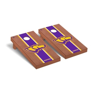 Wisconsin Stevens Point Pointers Rosewood Cornhole Board Set