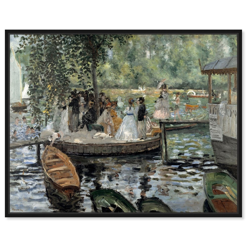 La Grenouillere 1869 Canvas by Art Remedy