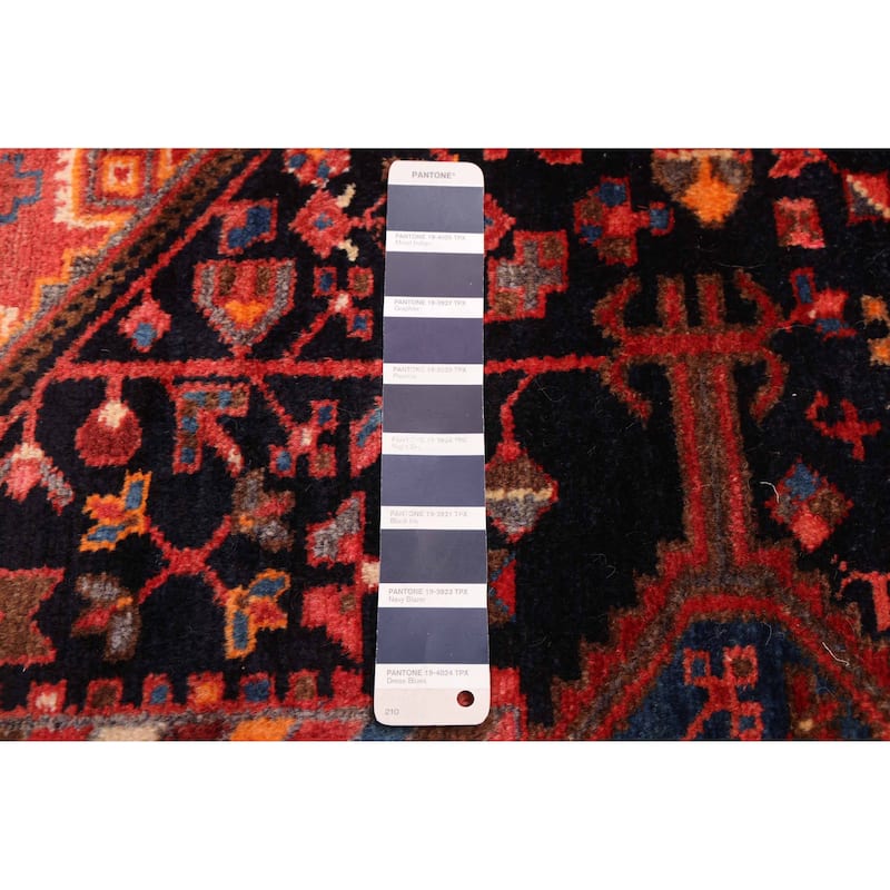 ECARPETGALLERY Hand-knotted Anatolian Dark Navy Wool Rug - 4'4 x 7'2