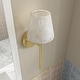 preview thumbnail 1 of 7, Acroma 1-light Modern Glam Gold Wall Sconce Bathroom Wallchiere