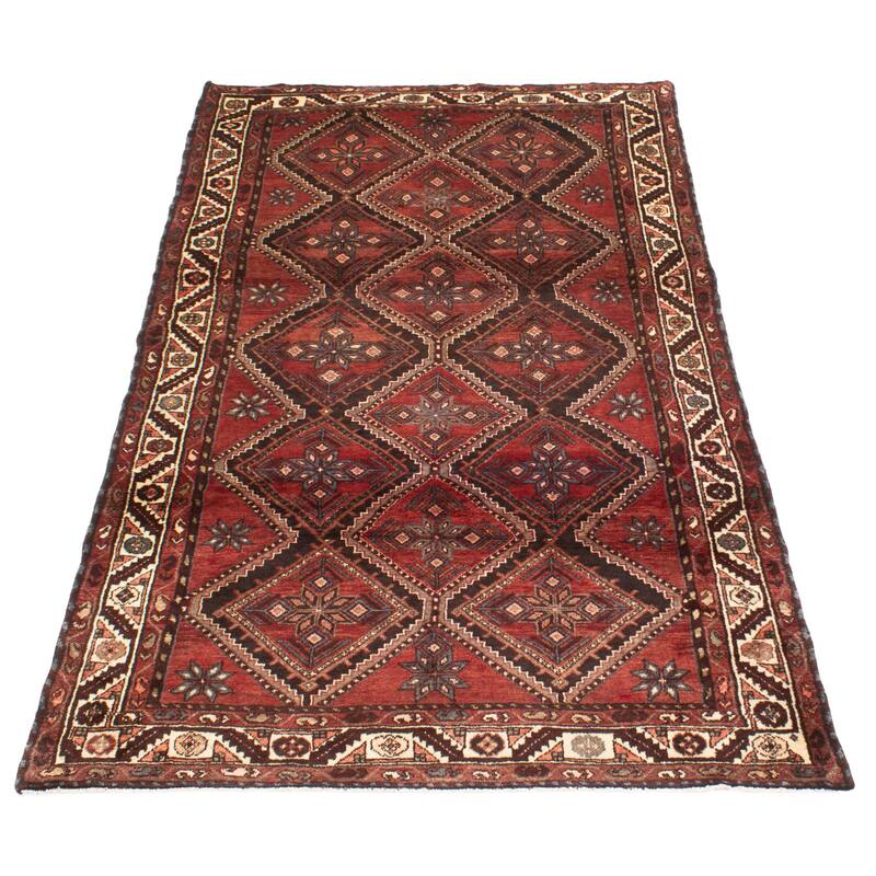 ECARPETGALLERY Hand-knotted Konya Anatolian Red Wool Rug - 5'0 x 9'10