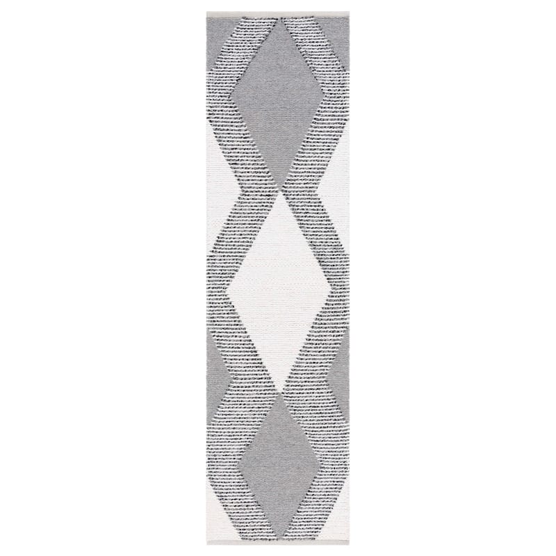 SAFAVIEH Handmade Natura Iridenta Diamond Boho Wool Rug