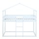 preview thumbnail 5 of 54, House Bed Twin Over Twin Bunk Bed Wood Platform Bed Frame