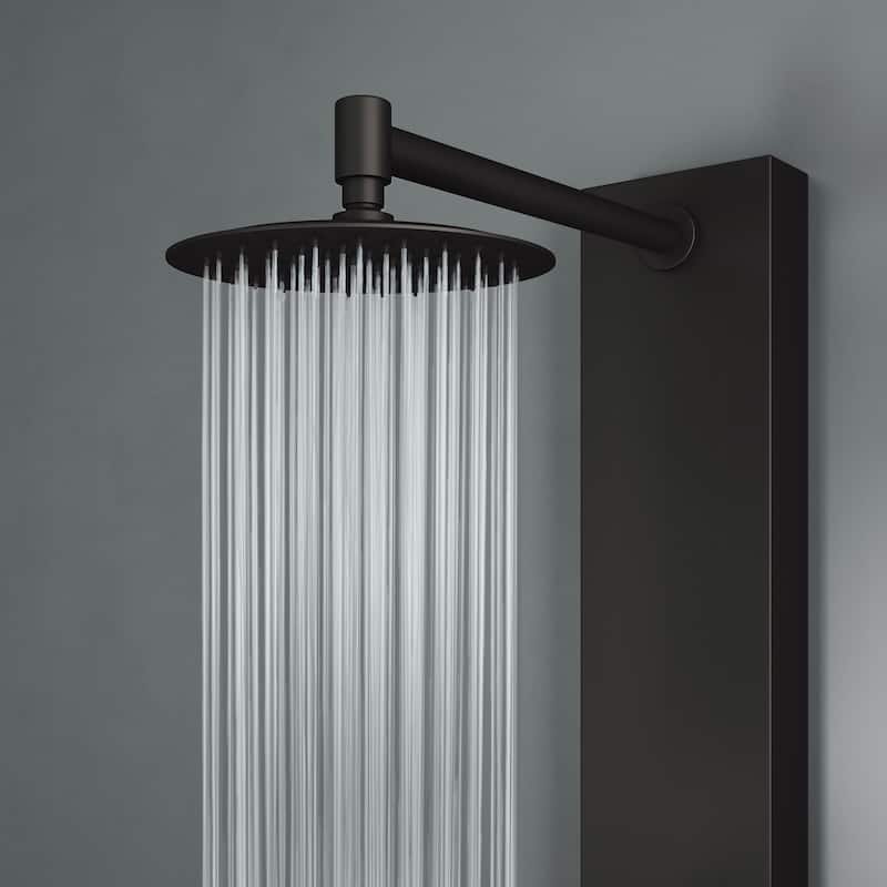 VIGO Ellington 59" H x 6" W 4-Jet Shower Panel with Round Shower Head