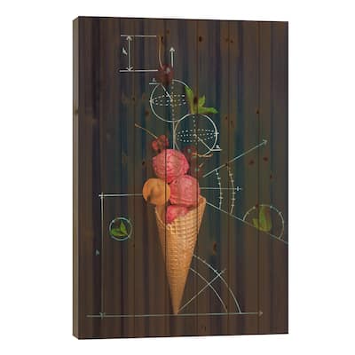 Summer Homework Print On Wood by Dina Belenko - Multi-Color