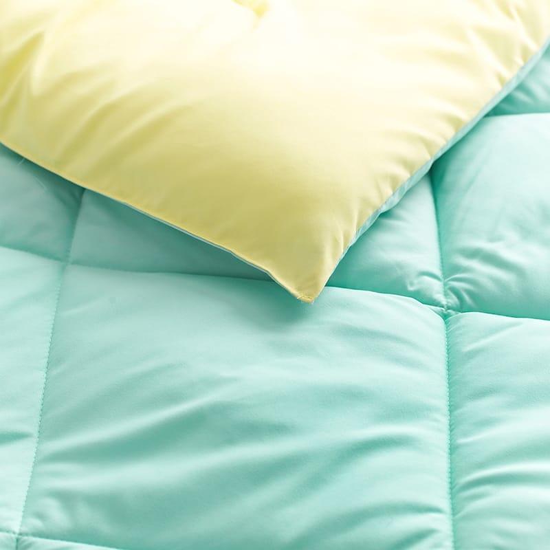 BYB Yucca/Limelight Yellow Reversible Comforter - Oversized Bedding