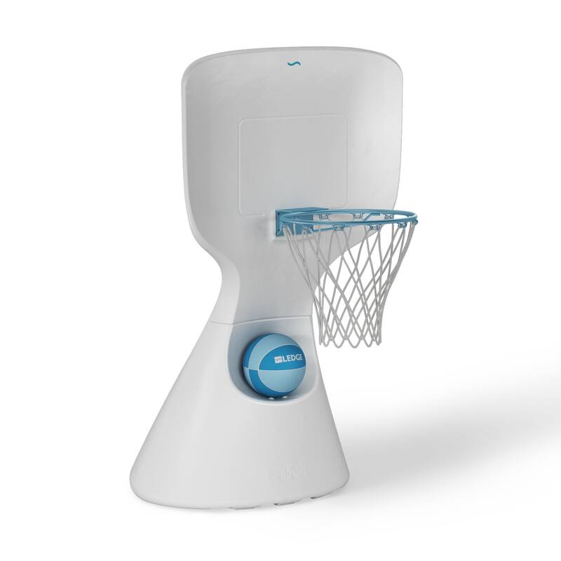 Ledge Lounger Hoopstr Poolside and in-Pool Basketball Game Hoop with Ball