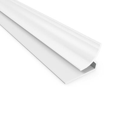 Fasade 47in Inside Corner Trim in Matte White - 5 Pack