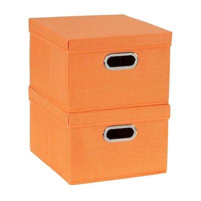 Household Essentials Collapsible Linen Box - 15.0"L x 13.0"W x 8.0"H