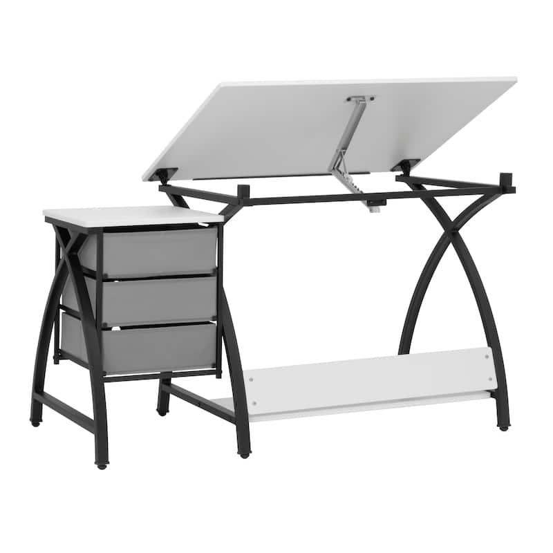 Studio Designs 2-Piece Comet Plus Drafting Table and Stool Set