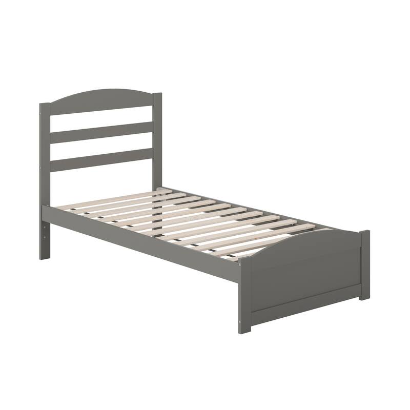Warren Solid Wood Platform Bed with Footboard