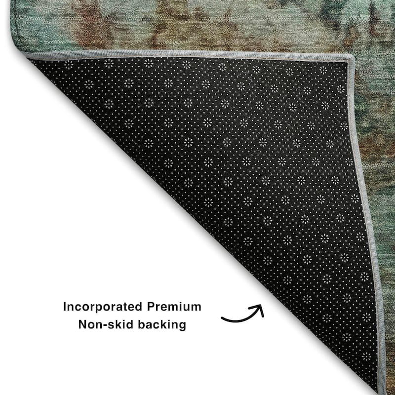 Premium Washable Super Soft Abstract Chic Mayfield Rug