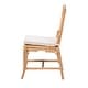 preview thumbnail 4 of 9, Rio Modern Bohemian Natural Brown Rattan Dining Chair