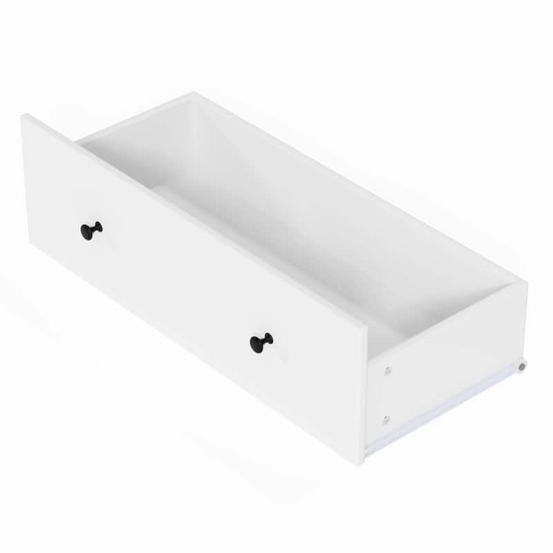 7inch Farmhouse Kitchen Pantry, Freestanding Tall Cupboard Storage Cabinet with 3 Adjustable Shelves, 8 Door Shelves, 3 Drawers