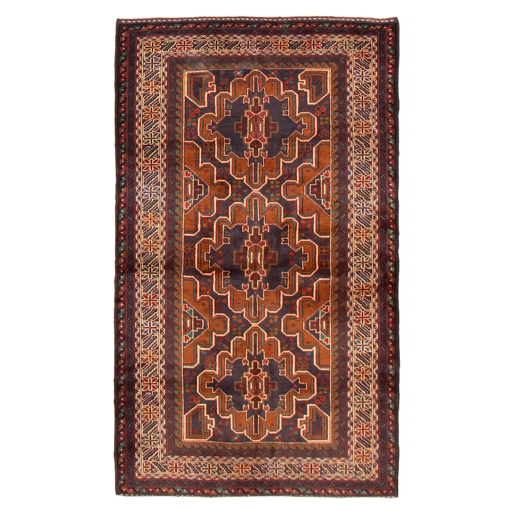 Teimani Brown Rug 3'8" x 6'7" - 3'8 x 6'7
