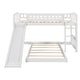 preview thumbnail 4 of 11, Playhouse Inspired Twin over Twin Bunk Bed with Slide & Ladder