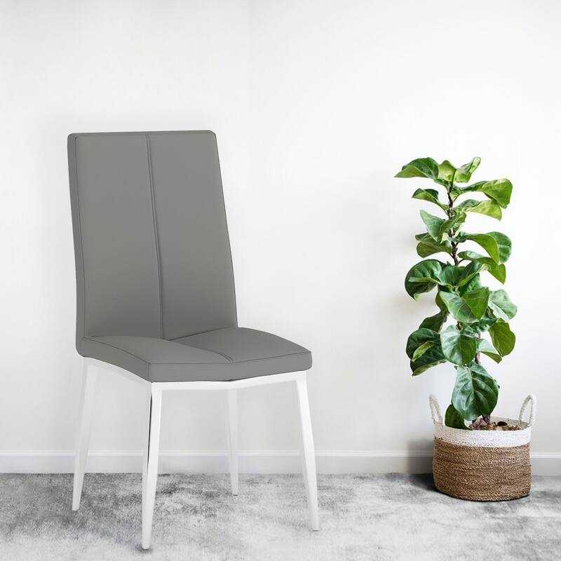 Somette Alyssa Side Chair with Chrome Legs (Set of 4)