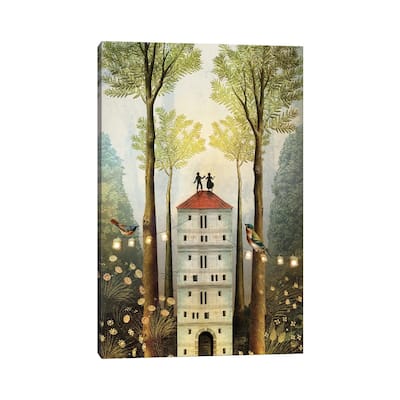 iCanvas "Four Of Wands" by Catrin Welz-Stein Canvas Print
