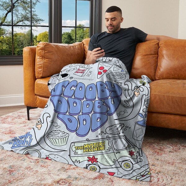 Warner Brothers Scooby Doo Silk Touch Throw Blanket - Bed Bath