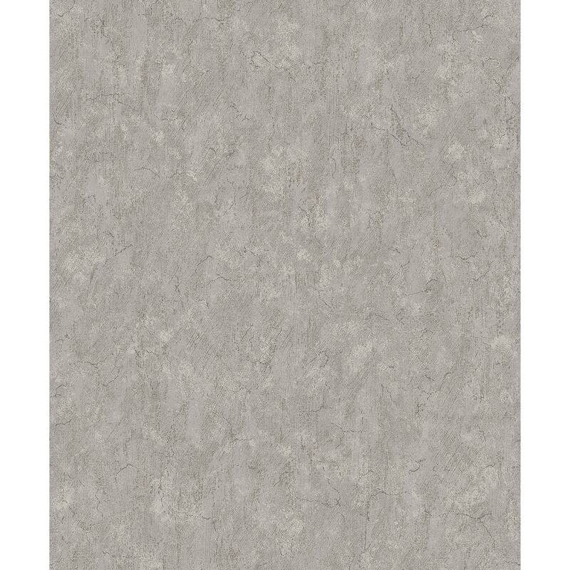 A-Street Prints Pliny Light Grey Distressed Texture Wallpaper