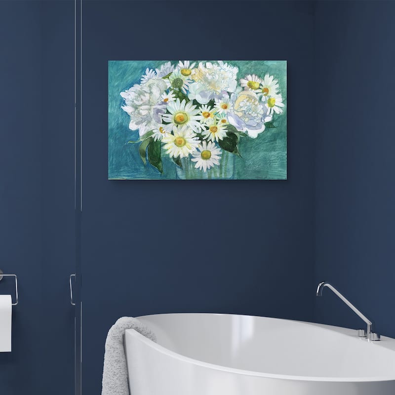 Mixed Whites by Maret Hensick Canvas Art Print
