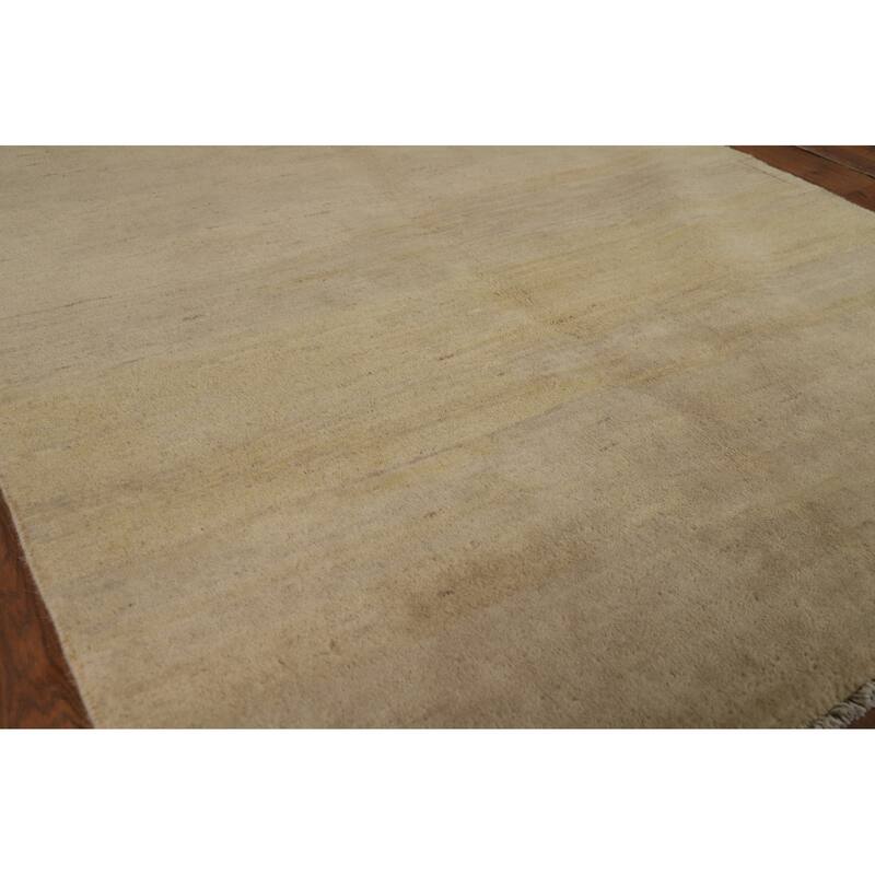 Gabbeh Oriental Runner Rug Hand-Knotted Wool Carpet - 4'1"x 11'3"