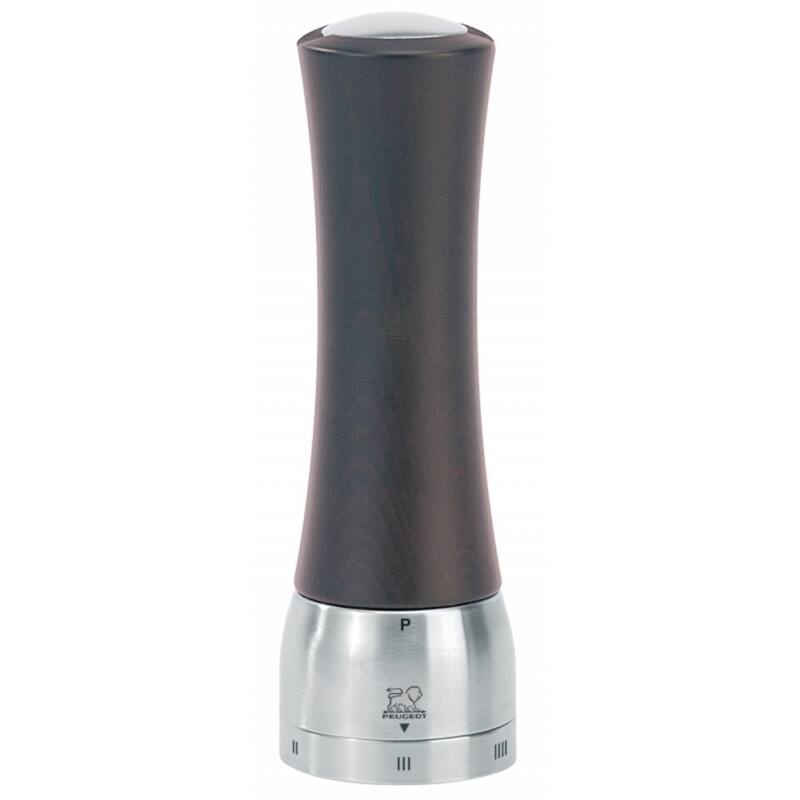 Peugeot Madras U'Select Shaftless 8 Inch Salt Mill, Chocolate