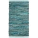 preview thumbnail 21 of 82, SAFAVIEH Handmade Rag Rug Bookem Casual Stripe Cotton Rug with Fringe 2'6" x 4' - Turquoise/Multi - Rectangle
