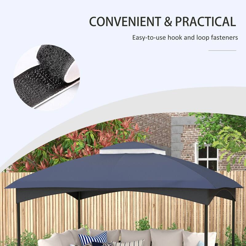 Outsunny Canopy Replacement for 9.8' x 12' 84C-210 Series Gazebo